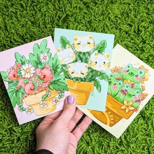 Potted Pets V1 4x5 Glossy Mini Prints!