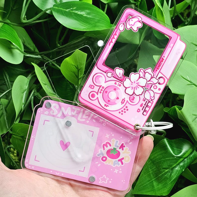 Cherry Blossom Camera Keychain Picture Frame - Etsy