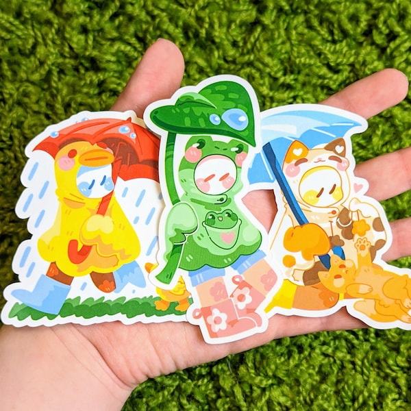 Rainy Day Ghost Stickers