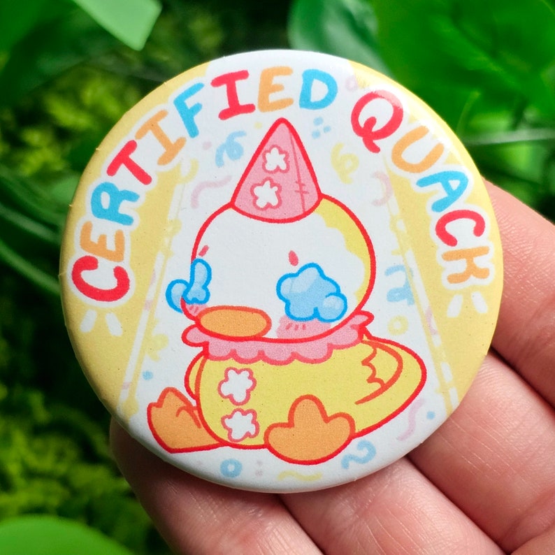 Certified Quack Button - Etsy