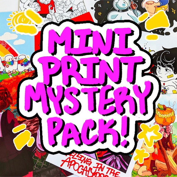Mystery 4x6 Glossy Mini Print Packs! 3/5/10