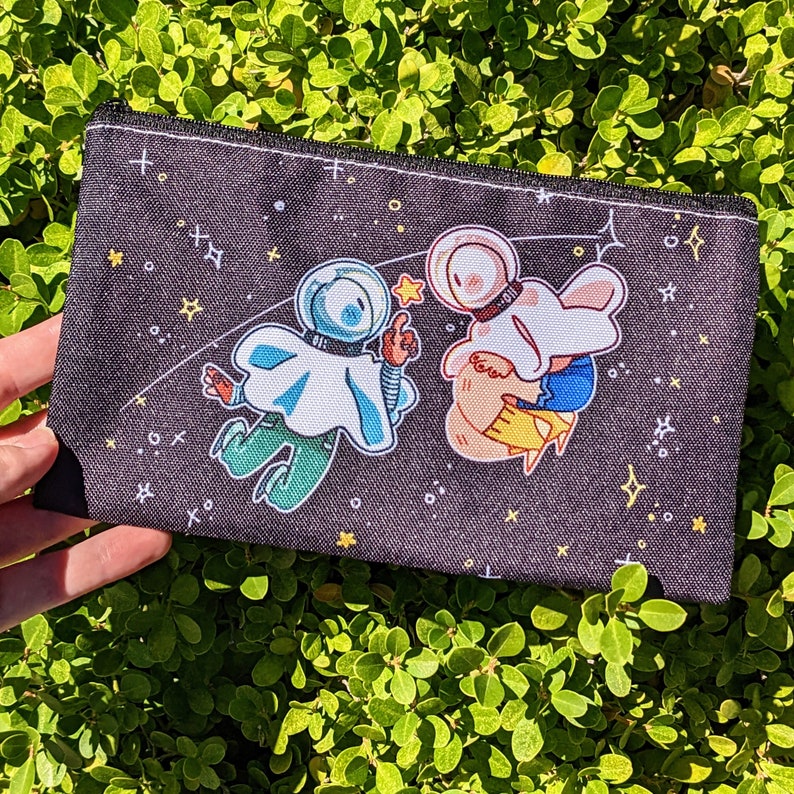 Space Ghosts Duo Black Vers. Pencil Pouch image 1