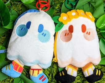 Ghost Plush Pouch Keychains! // Coin Purse