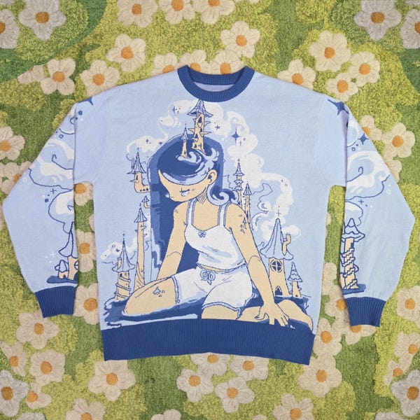 Sand Castle Girl Sweater