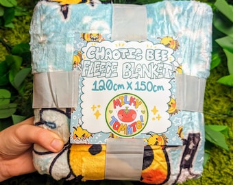 Chaotic Bees Throw Blanket!