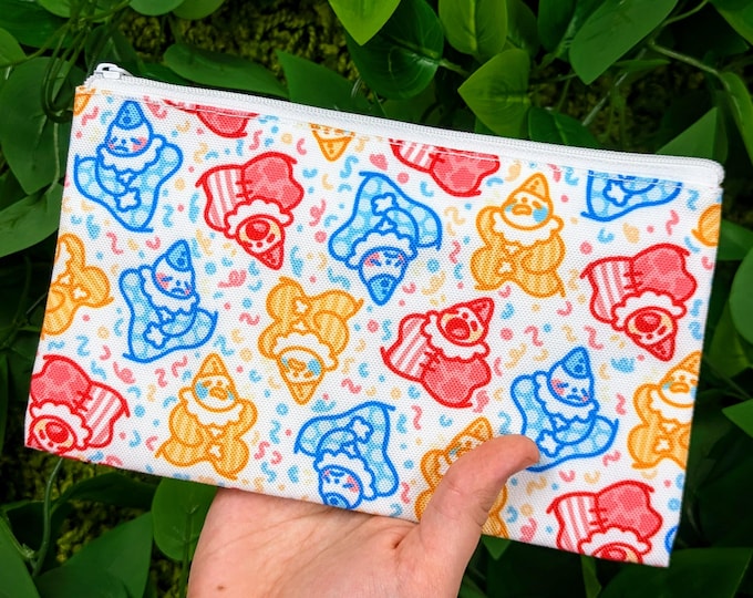 Cute Lil Clowns Pencil Pouch