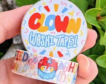 Bande Washi de clown certifiée !