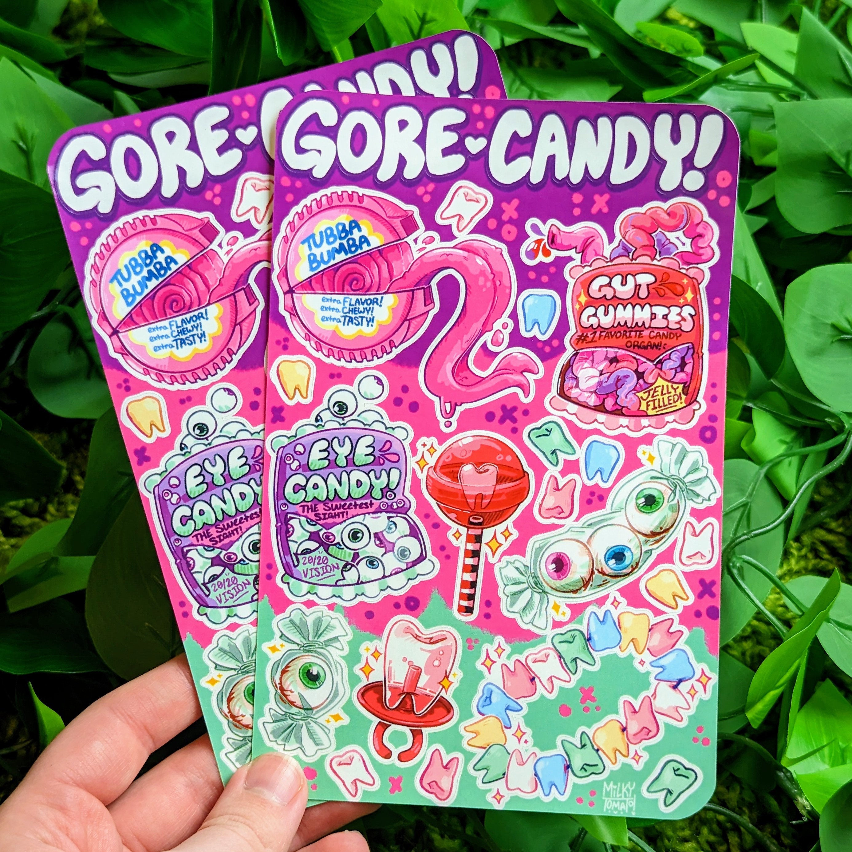 Gore Candy Waterproof Sticker Sheet!