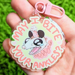 Party Possum Acrylic Keychain!