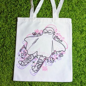 Glitch Ghost Tote Bag!