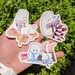 Cute Ghost Sticker Set! V3// Artsy 4in Waterproof/Weatherproof Sticker Set