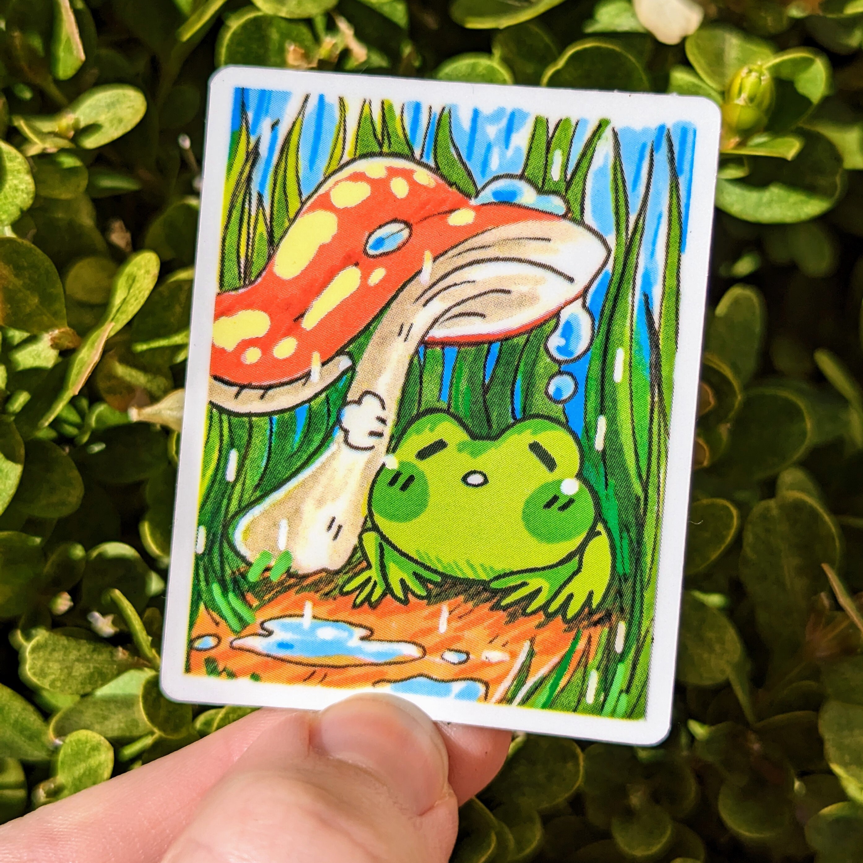 Tiny Frog Art Waterproof Sticker Set! - Etsy