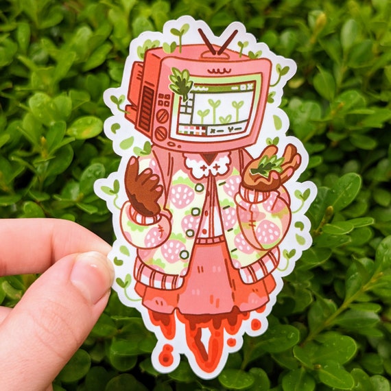 テレビヘッドゴア防水ステッカー！ - Etsy 日本