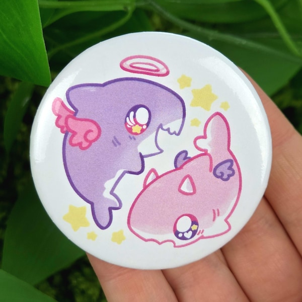 Süßer Engel Teufelshai Button!