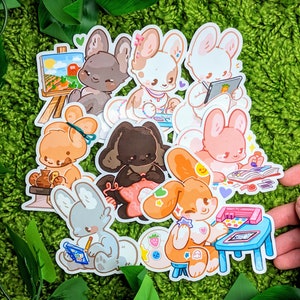 Hobby Bunnies Serie 1 Aufkleber