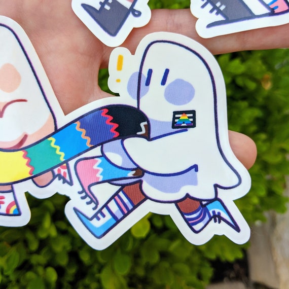 Skate Anime Character Pride Flag Stickers -  Israel