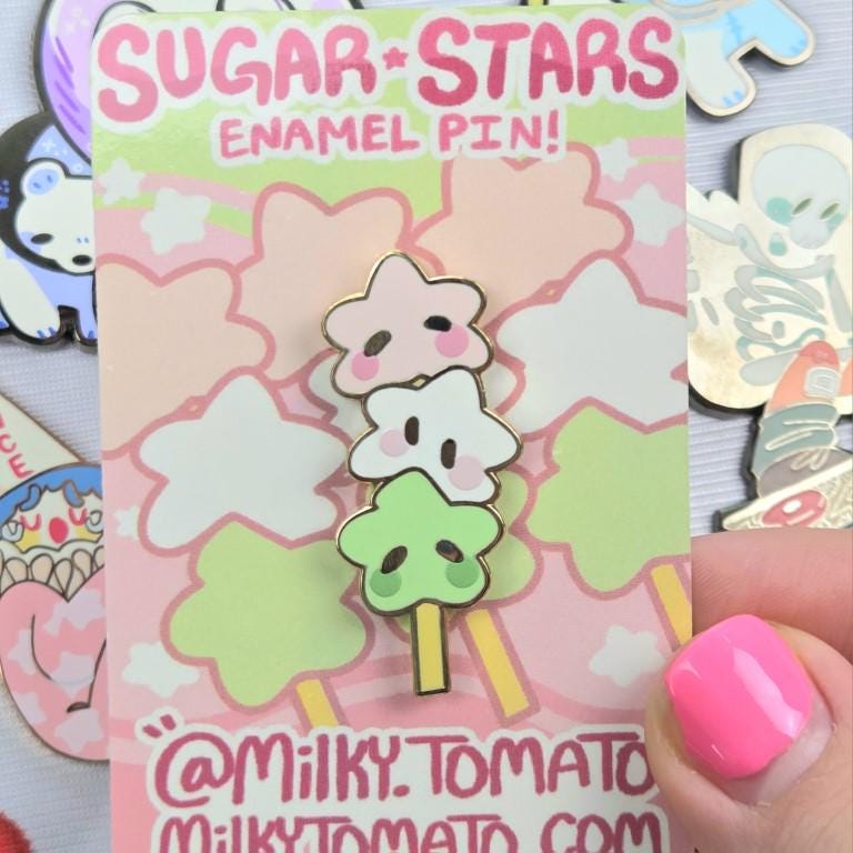 Dango Pin Star Baby Dango Enamel Pin - Etsy