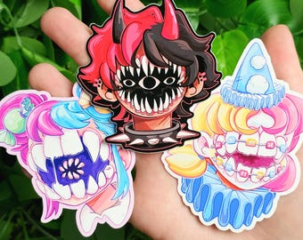 Teeth Girls Stickers!