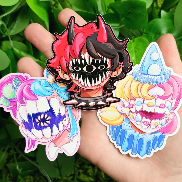 Teeth Girls Stickers!