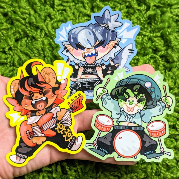 Chibi Emoji OC Waterproof Stickers! Season 2