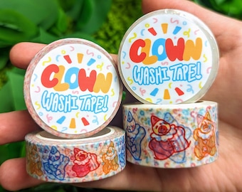 Leuke Lil Clowns Washi-tape!