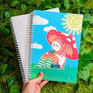 Red Mushroom Ghost Großes wiederverwendbares Stickerbuch!