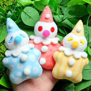 ¡Lindos peluches de payasos!