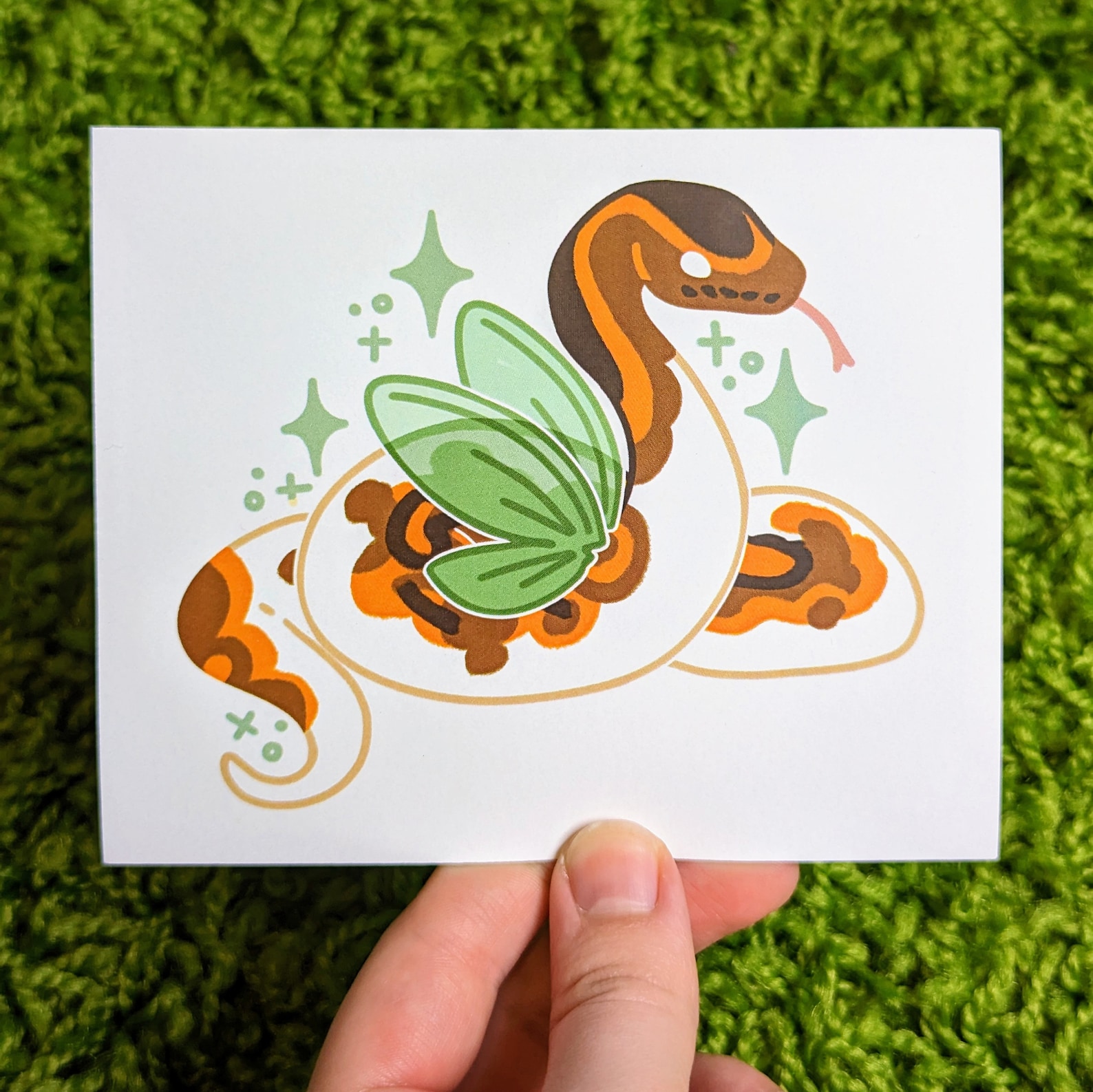 Snake Fable Fable Fairy Snake 4x5 Glossy Mini Prints! - Etsy