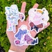 Cute Ghost Sticker Set! V2// 4in Waterproof/Weatherproof Sticker Set