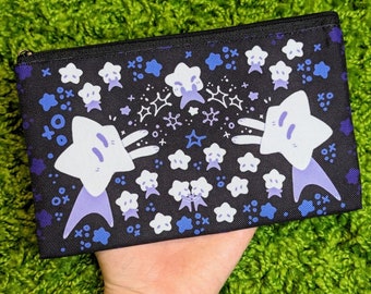 Kawaii Bunnies Clear Transparent Pencil Case