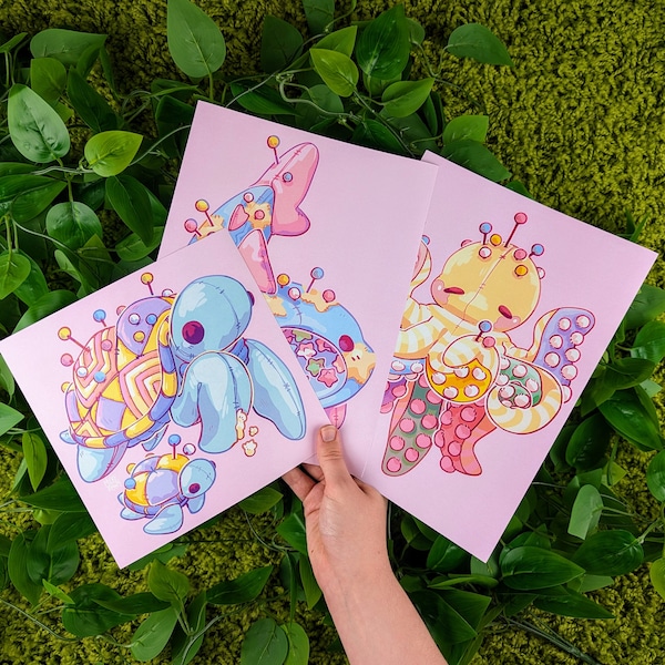 Pin-Cushion Sea Pet Large Prints
