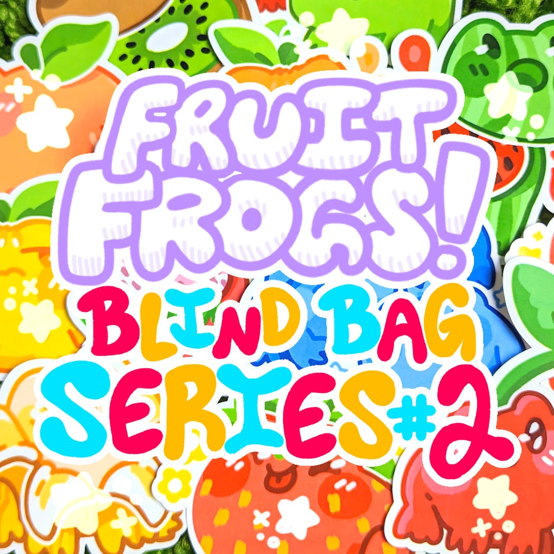 Fruit Frog Waterproof Stickers Blind Bag Series 2! 1/3/5 - Etsy