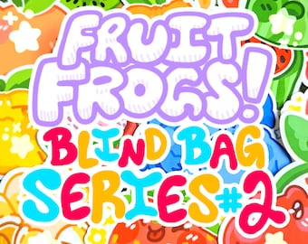 Fruit Frog Waterproof Stickers Blind Bag Series 2! 1/3/5