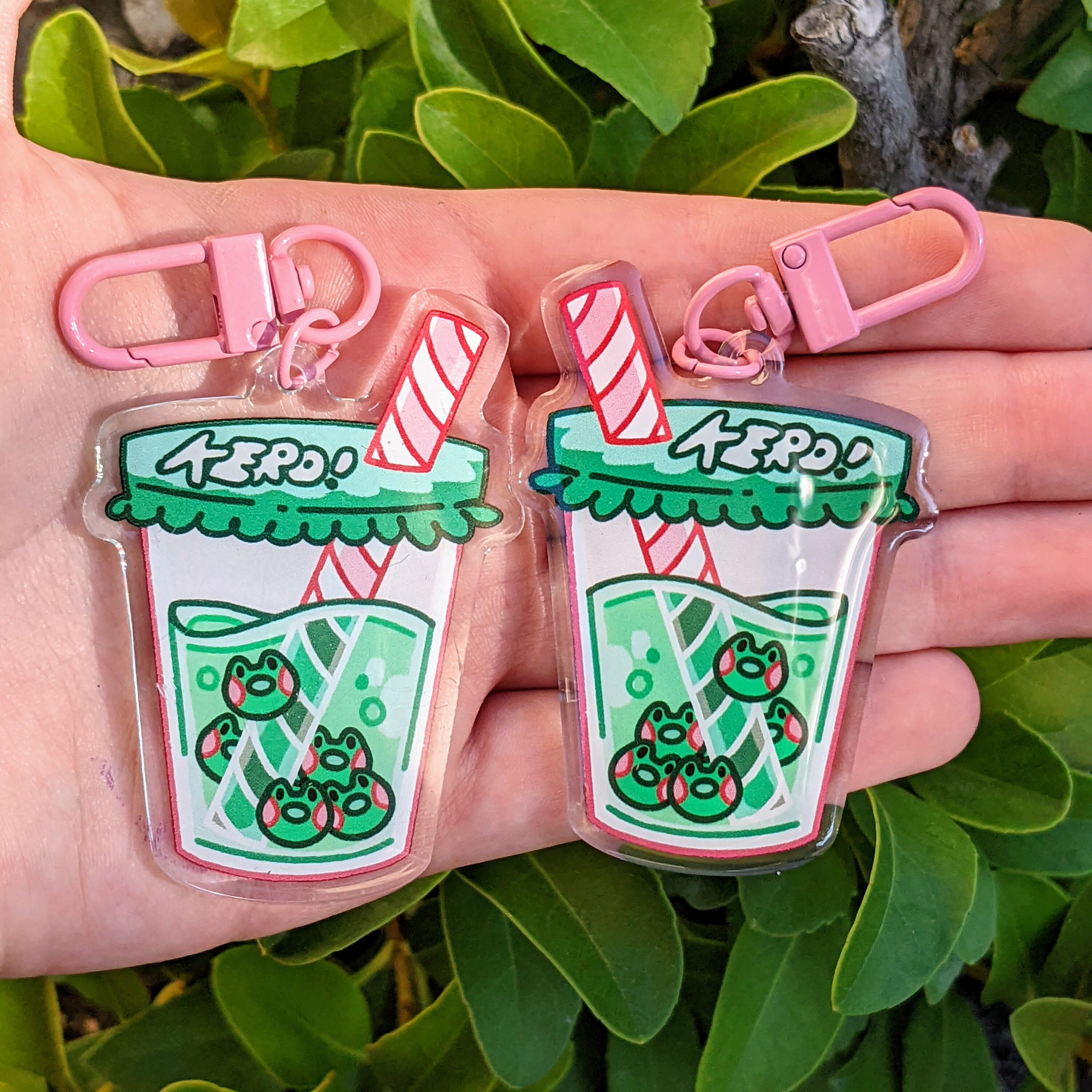 Cute Boba Keychains // Acrylic 2.5in Keychains Etsy