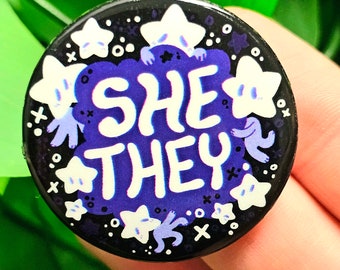 Star Baby Small Pronoun Buttons