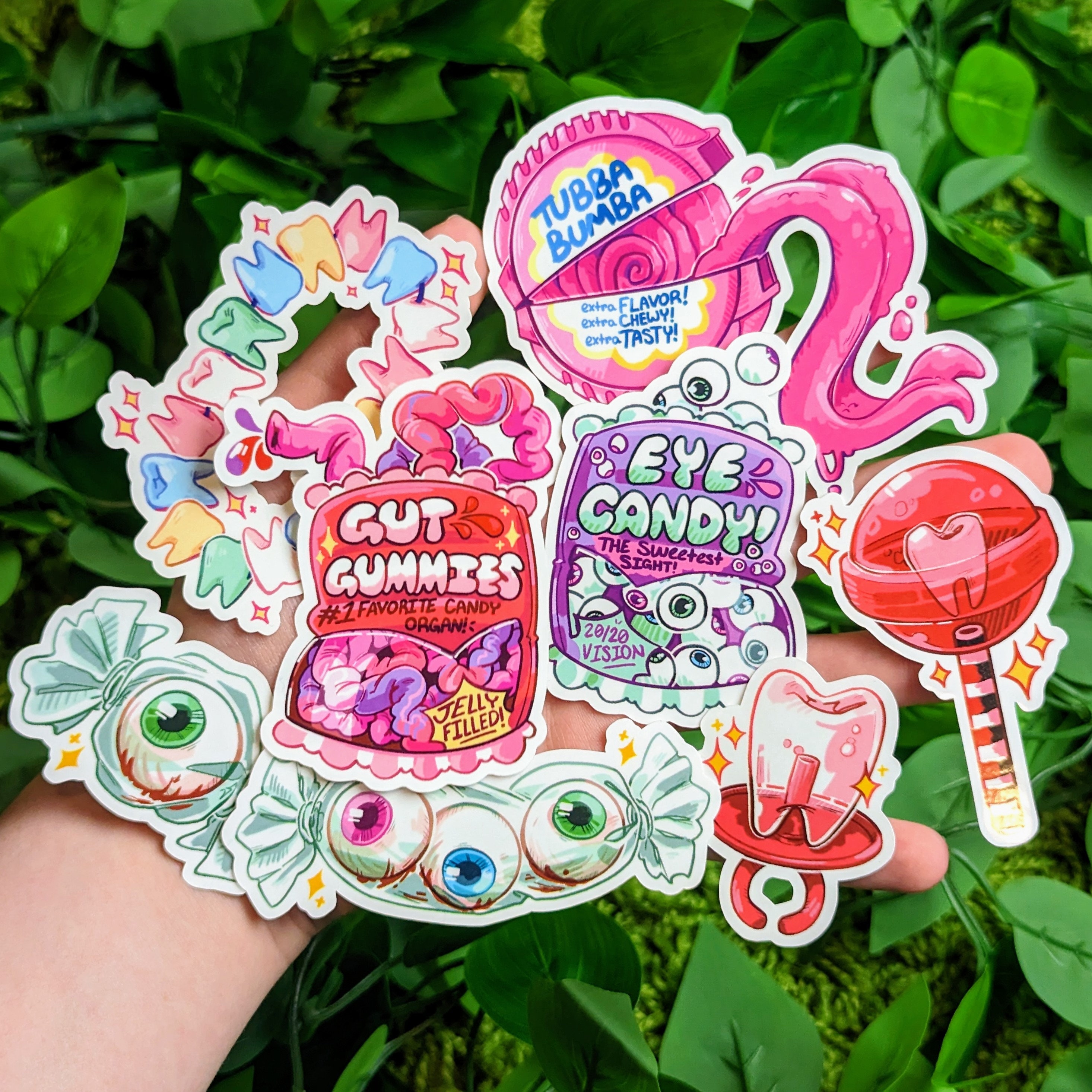CANDY BONBON ステッカーセット90枚 HORORO I♡neco ゴアキャンディ防水ステッカー！ - Etsy 日本