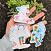 Cute Ghost Sticker Set! // 4in Indiecore Ghost, Pastel Ghost, Aesthetic Waterproof/Weatherproof Sticker Set 