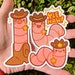 Dino Party Waterproof Sticker Sheet Etsy