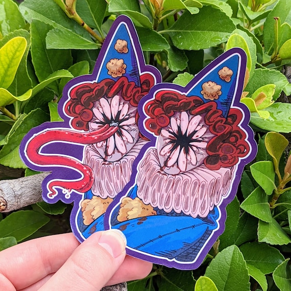 Creepy Clown Waterproof Sticker!