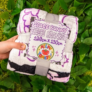 Space Bun Bun Throw Blanket