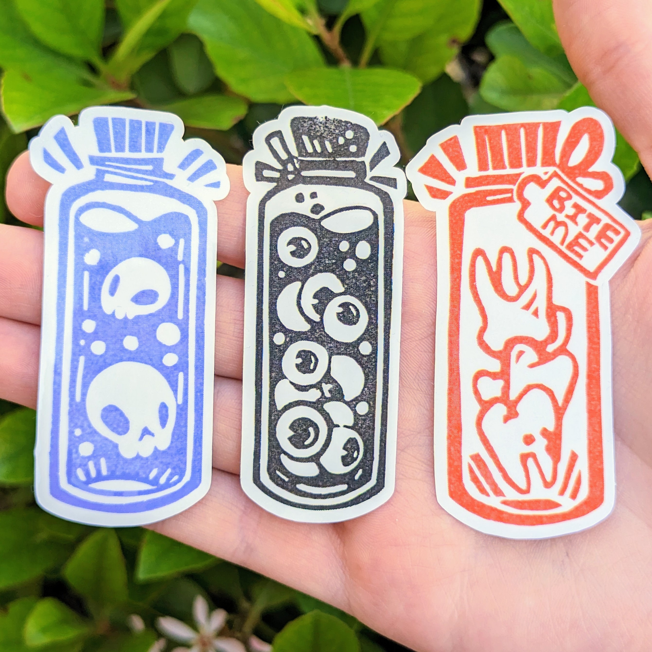 Glow in the Dark Skeleton Ghost Stickers – Milky Tomato