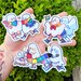 Pride Parade Ghost Set! // LGBTQIA+ Ghosts Waterproof/Weatherproof Sticker Set
