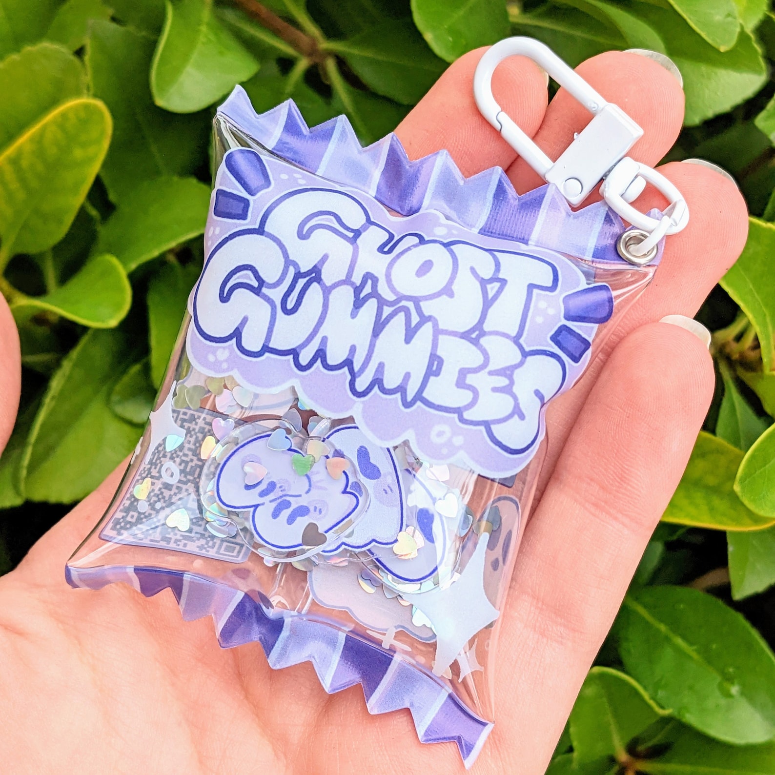 Ghost Gummies Puffy Keychain // PVC 3in Candy Keychain Etsy