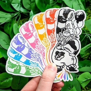 Sad Clown Stamp Stickers