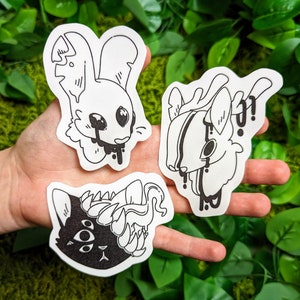 Dripping Gore Animal Temporary Tattoos!
