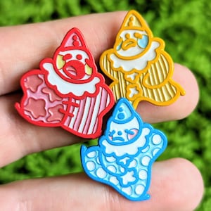Cute Lil Clown Enamel Pins!