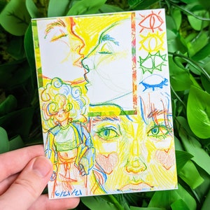 Crayon Sketchbook 4x5 Glossy Mini Print!