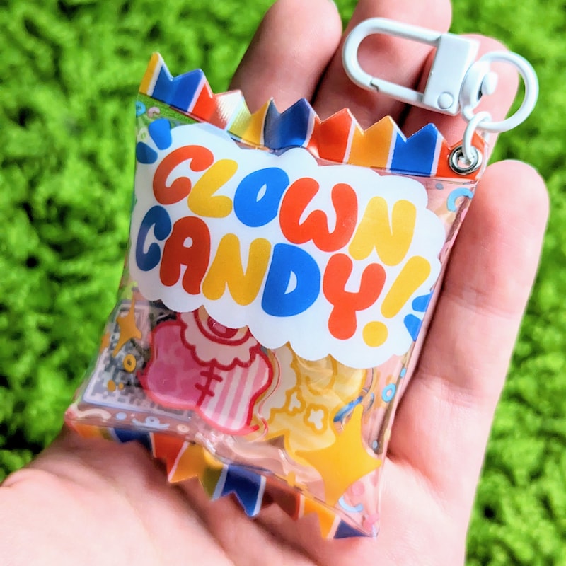 Clown Candy Keychain!