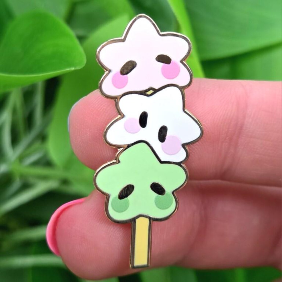 Dango Pin Star Baby Dango Enamel Pin - Etsy