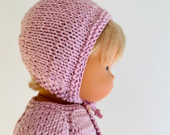 PATROON om de klassieke muts te breien, Mini Colettos, Paola Reina Gordi, Minikane, Miniland-pop (34 cm/13 inch, 38 cm/15 inch)